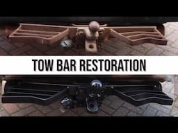 Tow/trailer hitch rust removal and painting | Mercedes van conversion