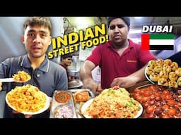 10 Indian Street Food in DUBAI🇦🇪 Ultimate INDIAN Street Food Tour + Indian UNLIMITED Buffet!