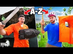 1v1v1 A-Z Fishing Challenge For BIGGEST Fish