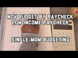 Low Income Budget By Paycheck | Budget for beginners | How to Budget paycheck | Budget