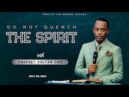 Do Not Quench The Spirit/ Ntimukazimye Umwuka w’Imana