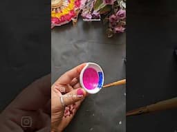 Beautiful Diya decoration ideas for school competition  #shorts #happydiwali2024  #diyapainting