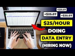 Make $25 Per Hour Doing Data Entry Jobs From Home! *WorldWide* | Work From Home Data Entry Jobs