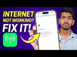 iPhone Internet Not Working? iPhone me Net Nahi Chal Raha Hai? Problem Fixed ✅✅✅