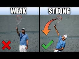 Are You Getting In The Way Of Your Serve? | Tennis Serve Lesson