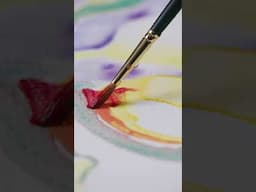 Painting with Rembrandt Artists Watercolour Paints #shorts #watercolor #watercolourpaint #artist