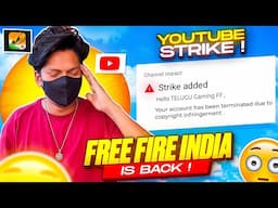 Dhanu Dino Got Strike😭 Channel Delete? Free Fire India Update?