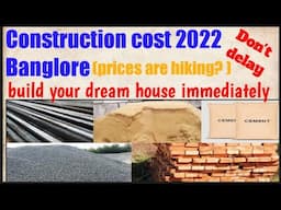 construction materials cost 2022, bengaluru | labours cost |