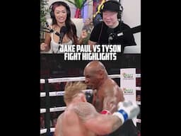 Jake Paul vs Mike Tyson Fight Highlight Reaction