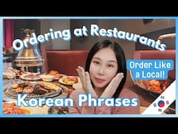 Essential Korean Phrases for Ordering at Restaurants (with Role-Play)🇰🇷Food, Side Dishes and Drinks!