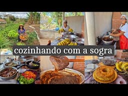 Na COZINHA com a SOGRA| aprenda a fazer um DELICIOSO doce de BANANA | almoço e COLHEITA na horta