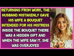 Husband mistakenly gave his wife a bouquet intended for his mistress. Inside there was a hidden gift