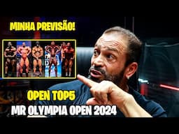 MINHA PREVISÃO DE TOP 5 DA OPEN MR OLYMPIA 2024 / BRANDÃO MELHOROU MUITO!