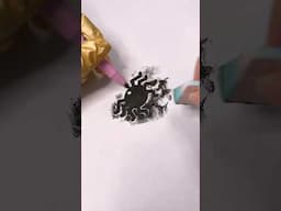 Shrinky Plastic Halloween Spider Earrings