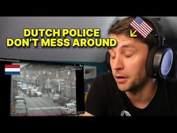 American reacts to Netherlands Police Chase