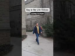 Expectation vs. Reality: Day in the Life Vlogs #shorts #dayinthelife #vlog