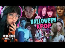 REACTING TO MORE HALLOWEEN KPOP (EXO, Jackson Wang, KARD, SUNMI, PIXY, Brown Eyed Girls, Red Velvet)