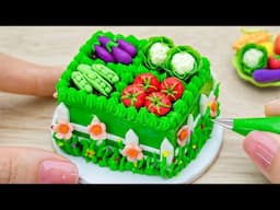 How To Make Miniature Sweet Garden Cake From OREO Cookies | Yummy Tiny Fondant Cake By Mini Tasty