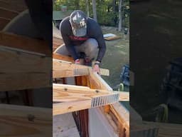 How to install trusses. #diy #construction #tools