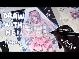 💗🎤 Draw with me !! ✧ Kpop idol Kokomi【Clip Studio 】(Hoyofair x Xppen) Artist 22 Plus!