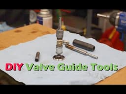 Valve Guide Replacement Aluminum Head Refresh  w Seat Cutter   DIY backyard methods