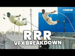 RRR Train Blast Scene VFX Breakdown Explained In Hindi | Screenid