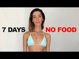 I DIDN’T EAT FOOD FOR 7 DAYS. - WATER FAST RESULTS