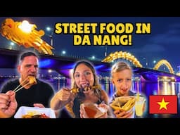 First Time Trying Street Food in Da Nang, Vietnam 🇻🇳 Son Tra Night Market & Dragon Bridge