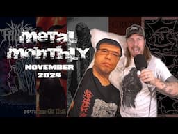 METAL MONTHLY NOVEMBER 2024 Featuring: Inverted Cross, Stenched, Faüst, Scarecrow, Auriferous Flame