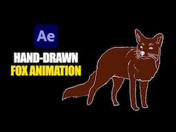 Want to create this hand-drawn fox animation? 🦊✨ (Adobe After Effects)