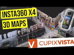 Easy 3D Maps with CupixVista & Insta360 X4: Create Digital Twins with this Game-Changing Technology!