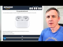 Amazon AirPods Pro 3 Giveaway Scam Exposed