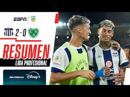 LA T LE GANÓ AL VERDE EN CÓRDOBA Y DA PELEA POR EL TÍTULO | Talleres 2-0 Sarmiento | Resumen