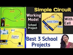 Best 3 types of Simple circuit/Working model of Simple electric circuit/Different types of circuit