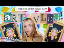 Art Video // Using Golden Acrylic Paint