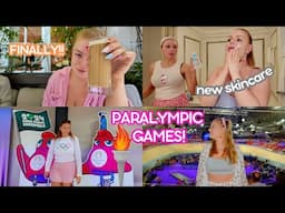 WE WENT TO THE PARALYMPIC GAMES!! new skincare routine & finally iced coffee