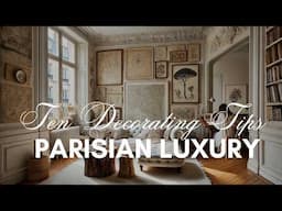 10 Top Parisian Style Elements for Luxury Home Decor | Interior Design