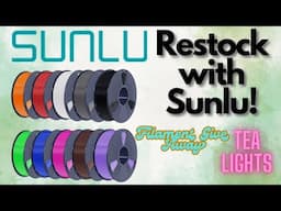 Restock your filament with Sunlu's promotion, tea lights and a filament give away