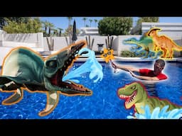 Parasaurolophus Spinosaurus Adventure | Educational Videos for Kids | Baba Blast!