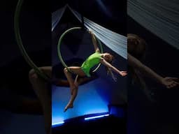 Alisa in aerial gymnastics