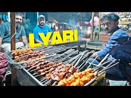 Lyari ka Balochi BBQ, Spicy Sandwich, Kaleji | Pakistani Street Food Market, Karachi