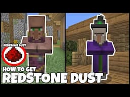 How To Get REDSTONE DUST In MINECRAFT 1.21