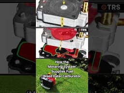 The INCREDIBLE way the Metering System runs the Engine - Weed Eater Carburetor