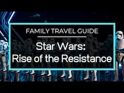 Disney vlog of Rise of the Resistance Star Wars Galaxy's Edge Review