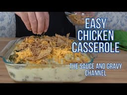 Homemade Broccoli and Chicken Casserole | Made with a Scratch Sauce | Easy Chicken Casserole Recipe