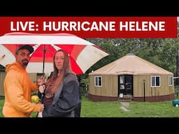 LIVE: Hurricane Helene Update | It's Impact on Our Family, Yurt & Community