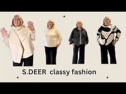 Classy luxury plus size fashion from S.Deer over 50s fashion