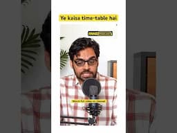 My time table leaked #comedy #upsc #fakepodcast