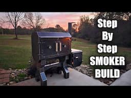 How To Build A Offset Smoker | Complete BBQ Cooker Build