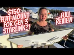 Reviewing the $150 Trio Flat Mount for Starlink Gen 3: Perfect for Boats, Rvs, and Vans!